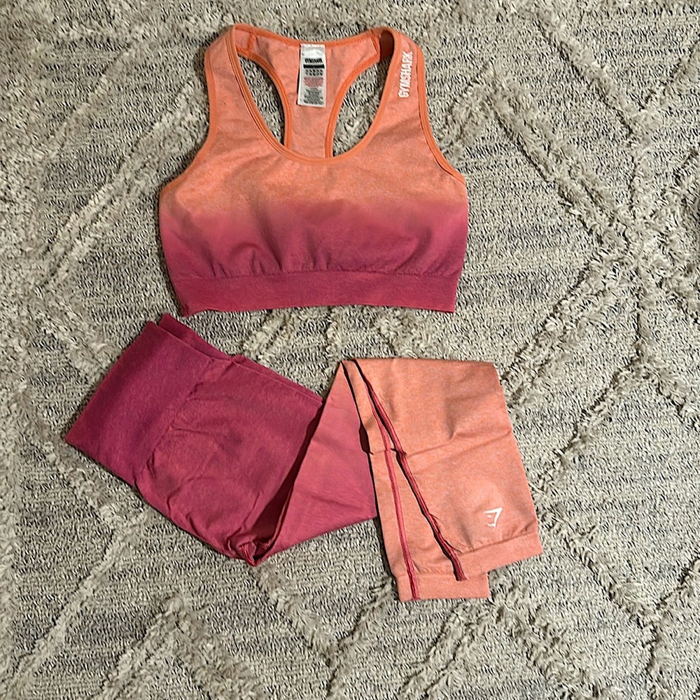 Gymshark ombré seamless set